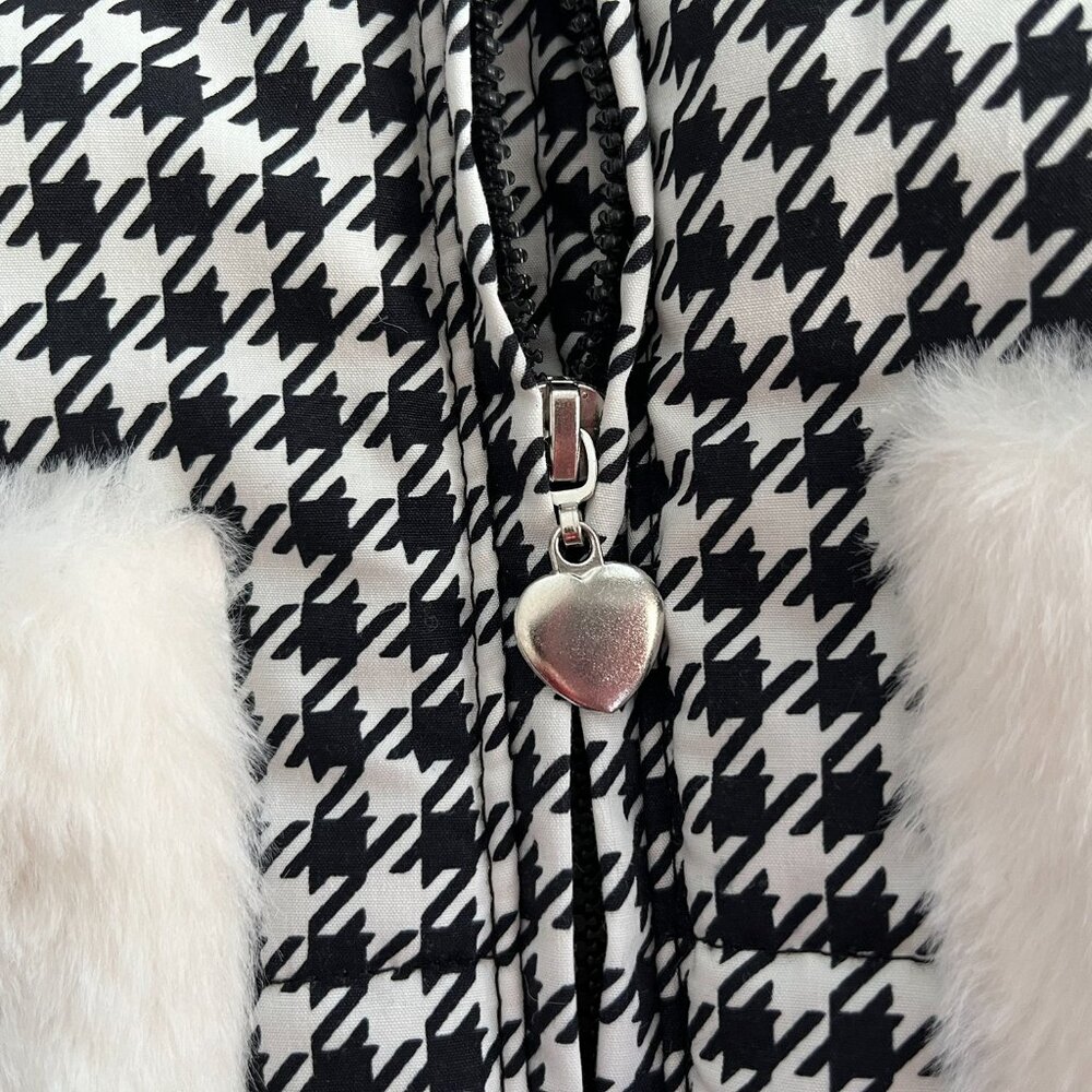 Kids HQ houndstooth heart vest 3T NWT - Picture 5 of 8